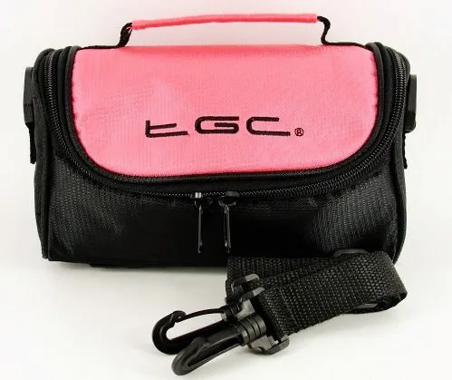 TGC® Custodia per fotocamera Canon PowerShot A810, A1300, SX240 HS, SX260 HS con tracolla e maniglia per il trasporto