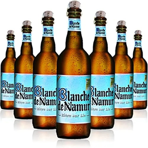 Blanche de Namur 24 Bottiglie Birra 75 cl Belgio Luppolo Malto Birra Bianca, Birra Blanche de Namur 24 Bottiglie - 18 Litri