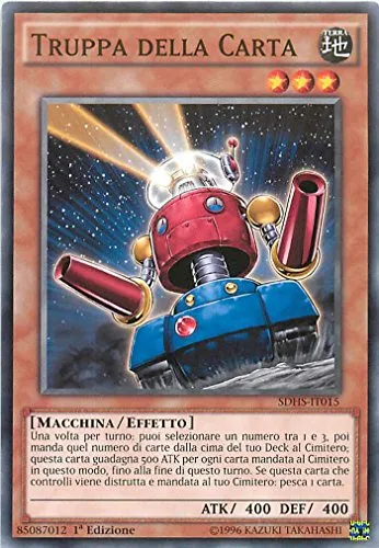 Yu-Gi-Oh! - SDHS-IT015 - Truppa Della Carta - Attacco degli Eroi - 1st Edition - Comune