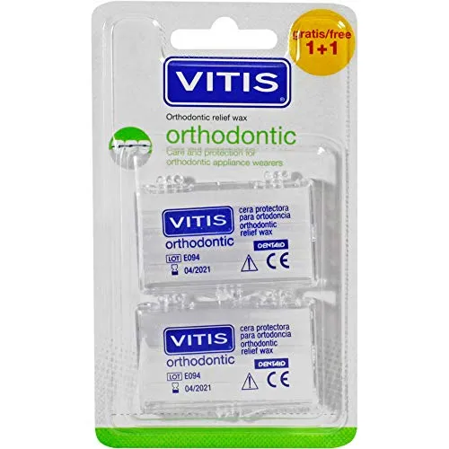 Dentaid Strisce di cera ortodontica VITIS, (1x10 pezzi)