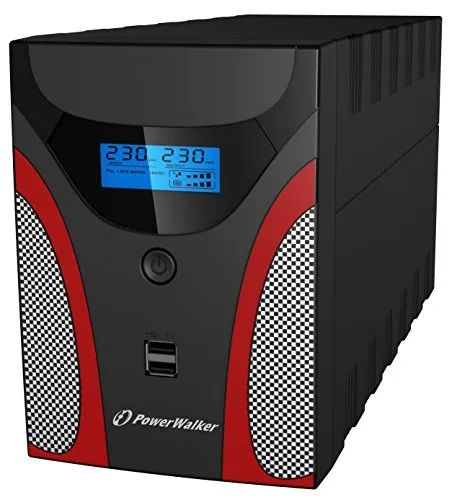 PowerWalker VI 2200 GX IEC Line-Interactive 2200VA 6AC outlet(s) Tower Black uninterruptible power supply (UPS) - Uninterruptible Power Supplies (UPSs) (2200 VA, 1200 W, 172 V, 280 V, 230 V, 230 V)