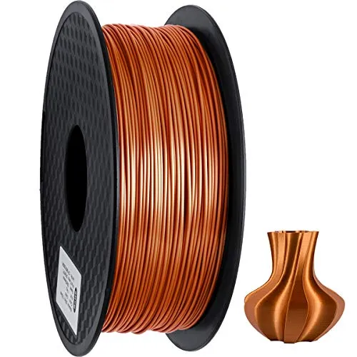 GEEETECH PLA filamento 1.75mm Silk Copper, Stampante 3D Filament PLA 1kg Spool