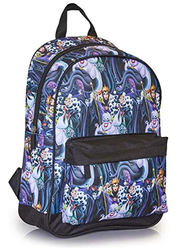 Disney Zaino Donna, Borse Donna Con Malefica E Crudelia De Mon, Zaini Da Donna Elegante Per Lavoro E Tempo Libero, Borsa Palestra, Universita, Viaggio, Idea Regalo Per Ragazze Donne