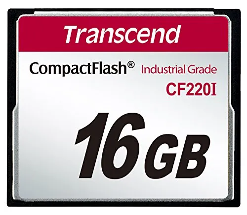 Transcend 16GB Industrial Temp CF220I CF memoria flash CompactFlash SLC