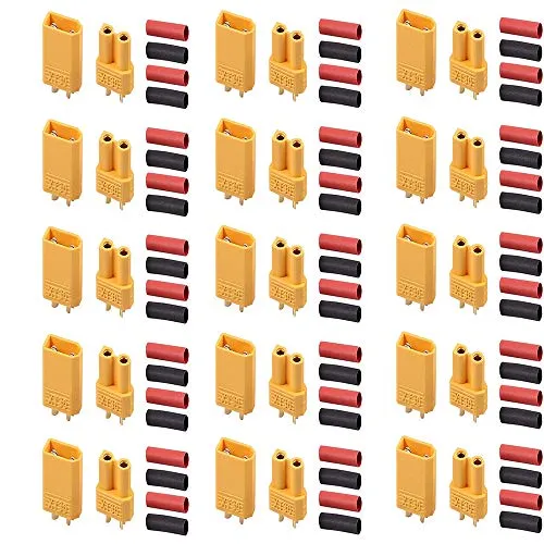 RUNCCI-YUN 30Pcs XT30 maschio-femmina connettori, XT30 Spina-connettore ad alta corrente, XT30Connettore per Batteria, For RC Lipo Battery