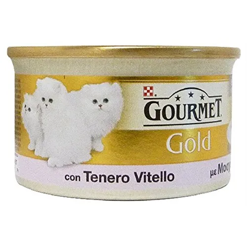 GOURMET GOLD Patè con agnello e anatra umido gatto gr. 85