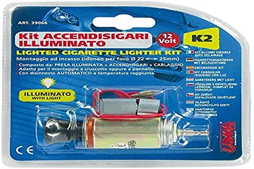 Lampa 39066 Kit Accendisigari Illuminato, 12V