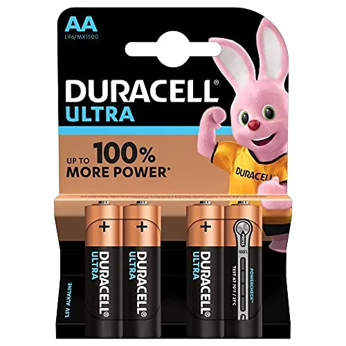 Duracell Batterie AA, confezione da 4