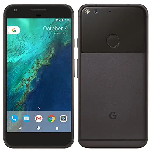 Google Pixel 4G 128GB Black - Smartphone, AMOLED, 1920 x 1080 pixels, 16.78 million colours, 100000:1, Qualcomm Snapdragon, colore nero
