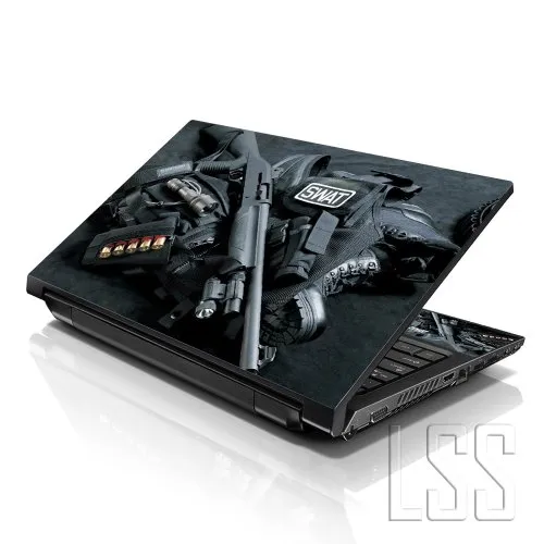 LSS 17 17.3 Pollici Laptop Notebook Skin Cover adesiva Decal Adatta per 16.5" 17" 17.3" 18.4" 19" HP Dell Apple Asus Acer Lenovo Asus Compaq (2 adesivi sotto polsi inclusi gartuitamente) Swat Weapons