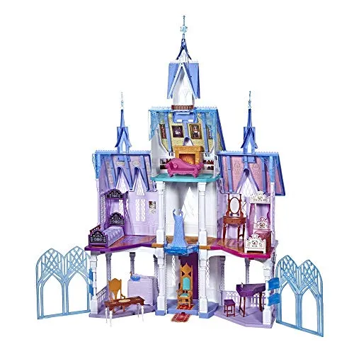 Hasbro Disney Frozen-Castello di Arendelle Deluxe con Luci con 7 stanze e tanti accessori