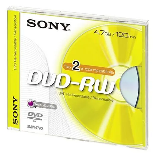 Sony DVD-RW 4.7GB DMW47 - Confezione da 1