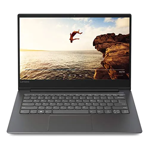 Lenovo ideapad 530S Notebook, Display 14 Full HD, Processore AMD Ryzen 5 - 2 GHz, 256GB SSD, RAM 8 GB,Windows 10, Mineral Grey
