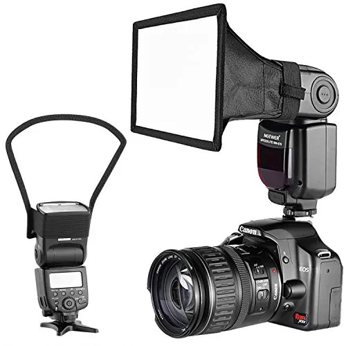 Neewer Camera Speedlite Flash Softbox e Kit di Riflettore Diffusore per Canon Nikon e altre Flash fotocamere DSLR, Neewer TT560 TT850 TT860 NW561 NW670 VK750II Flash