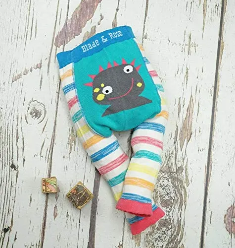 Blade & Rose messy Monster leggings Pink, Blue 2-3 anni