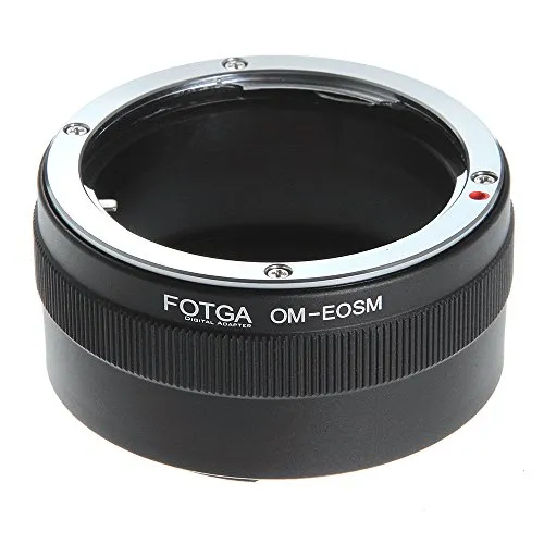 FOTGA Adattatore per obiettivo Olympus OM per fotocamera mirrorless Canon EOS M EF-M