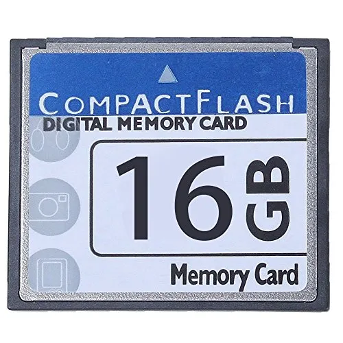 REFURBISHHOUSE Professional Scheda di Memoria Compact Flash da 16 GB (Bianco E Blu)