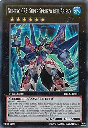 YU-GI-OH! - DRLG-IT041 - Numero C73: Super Spruzzo Dell'abisso - Draghi della Leggenda - 1st Edition - Super Rara