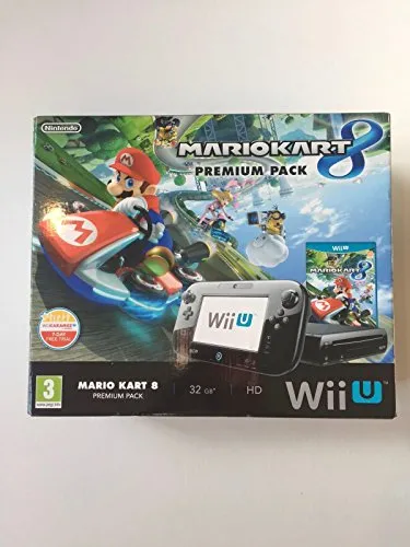 Nintendo Wii U 32GB Mario Kart 8 Premium Pack (with EU Power Adapter)