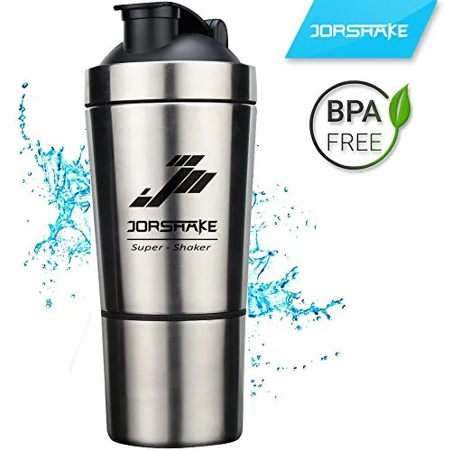 JORSHAKE 700ml Sport Fitness Shaker Proteine (700ml+200ml)