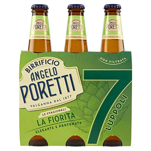 Birrificio Angelo Poretti 7 Luppoli Non Filtrata la Fiorita - Pacco da 3 X 0.33 L