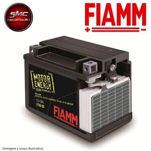 FTX14BS BATTERIA MOTO FIAMM 12V 12 AH. = YUASA YTX14BS YTX14