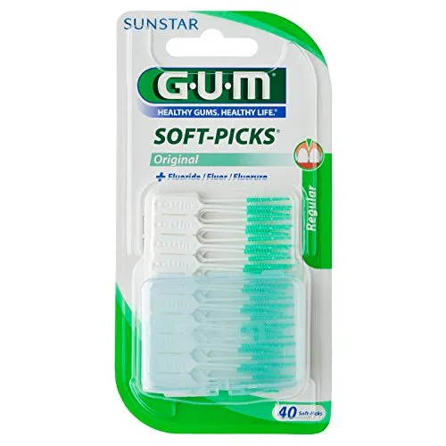 GUM Soft-Picks Original spazzola interdentale 40 pezzi, confezione da 6 (6x 40 pezzi)