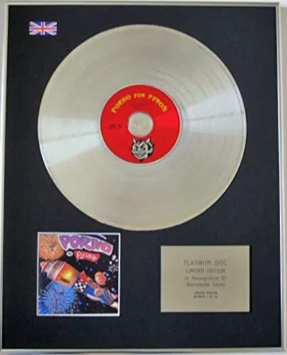 CD in edizione limitata, disco di platino da esposizione di "Porno for Pyros"