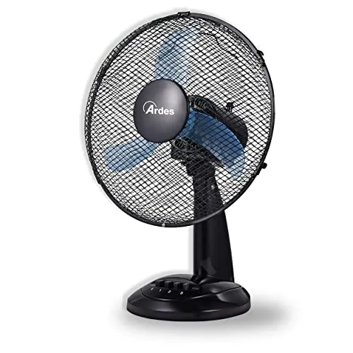 ARDES - Ventilatore da Tavolo Ardes 40 cm Modello Penny 3 Pale Oscillante con Inclinazione Regolabile Ventilatore Ardes 3 Velocità Silenzioso AR5AM40