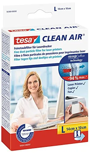 Tesa Clean Air - Filtro antipolvere, misura L 140: 100, 5 pezzi