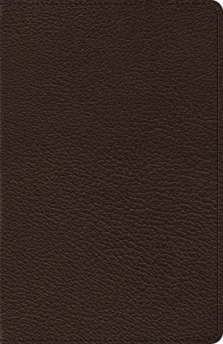 Holy Bible: English Standard Version, Brown, Goatskin Leather, Heirloom Thinline Bible