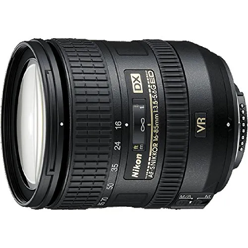 Nikon Obiettivo Nikkor AF-S DX 16-85 mm f/3.5-5.6G ED VR, Nero [Versione EU]