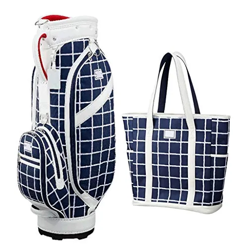 LLKOZZ Sacca da Golf, Borsa A Due Pezzi, Leggera E Portatile, Materiale Impermeabile, Multi-Colore Opzionale (Color : Blue)