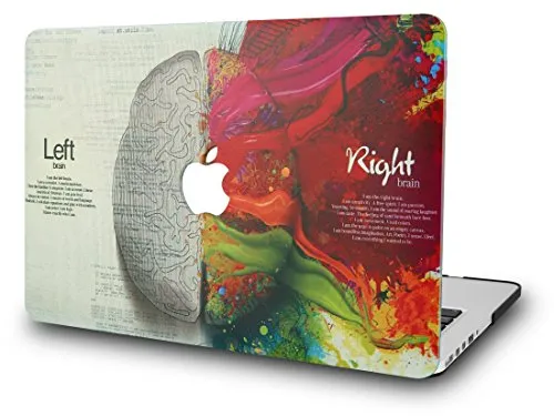 KECC MacBook Air 13” Retina Custodia Case (2020/2019/2018, Touch ID) Rigida Cover Protettiva per MacBook Air 13.3 {A1932} (Cervello)