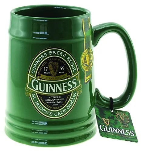 Tazza Guinness Beer Boccale Ceramica verde *18825 gadget idea regalo birra
