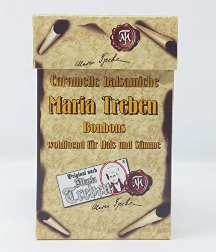 Maria Treben Bonbons : Caramelle balsamiche con erisimo senza zucchero 45 g (confezione da 5 scatole)