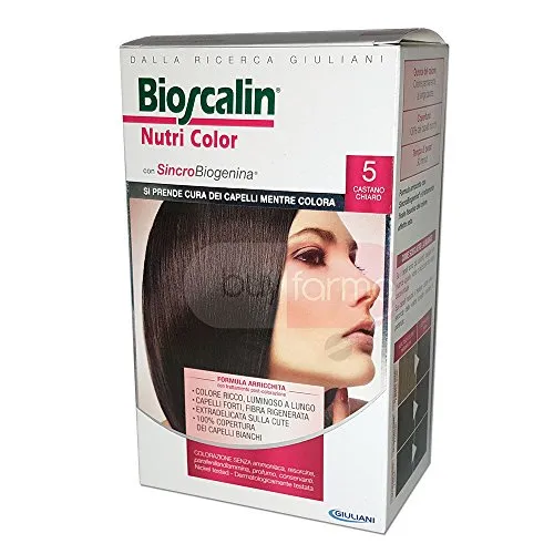 BIOSCALIN Nutri Color colorazione permanente Castano Chiaro 5