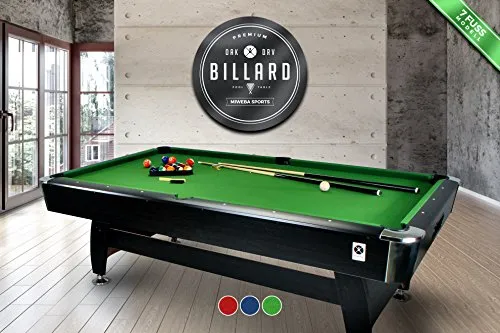 Tavolo da biliardo carambola “Green Season” 7 ft ACCESSORI PER CARAMBOLA PANNO VERDE - NUOVO billiard table (BIGLIE NUMERATE + TRIANGOLO + 2 STECCHE + GESSETTI GIA INCLUSI)