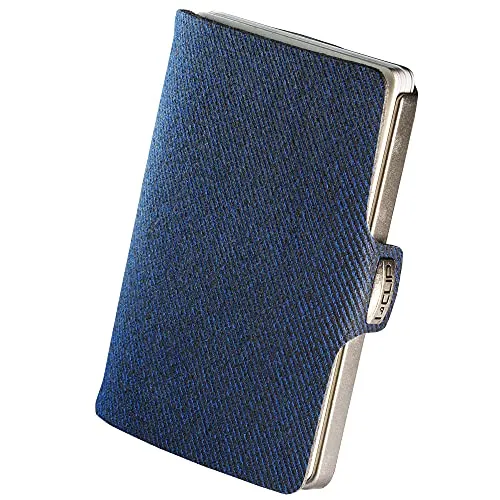 I-CLIP Original Silver Denim Blue Modello 2018, Portafoglio, Wallet