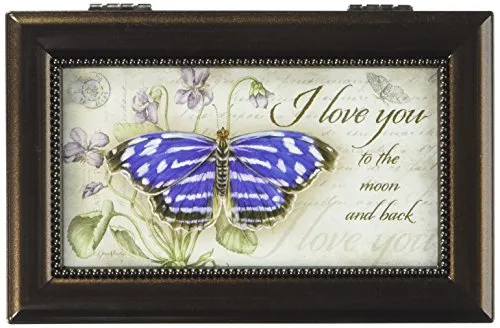 Carson Home Accents 18281 Love Jane Shaky Music Box, 15,2 cm da 10,2 cm da 2 – 1/5,1 cm