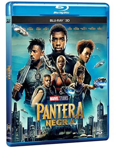 Black Panther (Pantera Negra) BLU-RAY 3D (English and Spanish Audio & Subtitles) - IMPORT