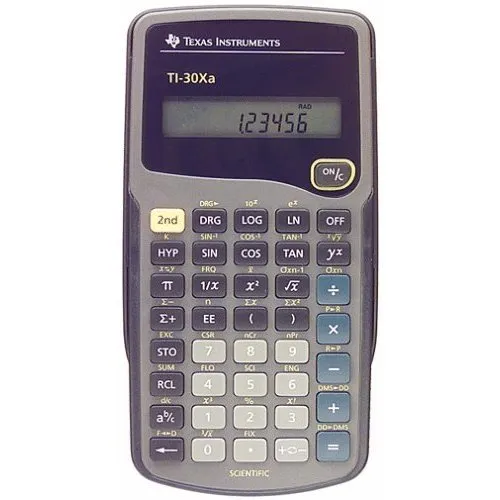 TEXTI30XA - Calcolatrice scientifica Texas Instruments TI-30Xa