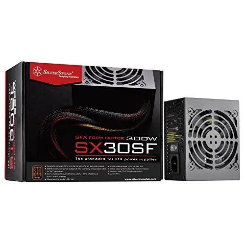 SilverStone SST-ST30SF v 2.0 - Alimentatore per PC SFX Series, 300W 80 Plus Bronze PC Power Supply, Low Noise 92mm