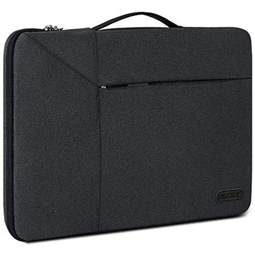 Borsa Porta PC 15,6 Pollici Custodia PC Impermeabile Antiurto Borsa Custodia per Laptop Notebook Ultrabook Macbook 15-15,6 Pollici Nero