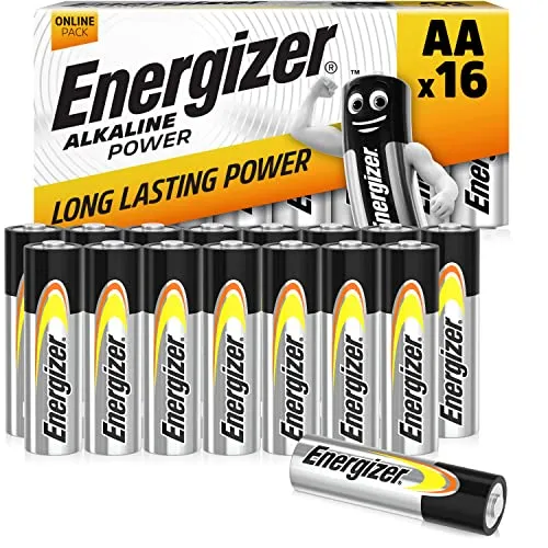 Energizer Alcaline Power Batterie AA, 16 Pezzi (Amazon esclusivo)