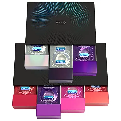 Durex Love Collection & Durex Surprise Me Deluxe | 2x Cofanetto da 30 Preservativi Assortiti (60 Pz)