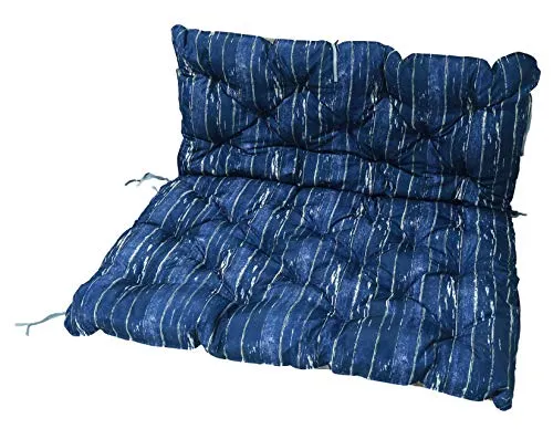 Homecall, cuscino da giardino, colore blu / marrone