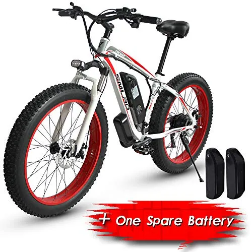 XXCY S02, Bicicletta elettrica, Mountain Bike elettrica da 26 '', 1000W 15AH ， Due batterie