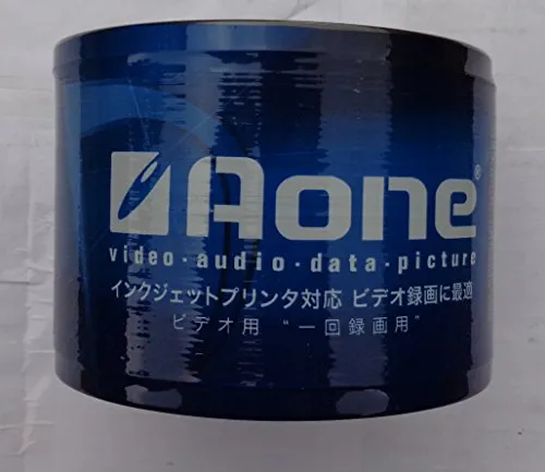 100 x Aone DVD-R 4,7 GB 120 Min 16 x, stampabile (Logo)