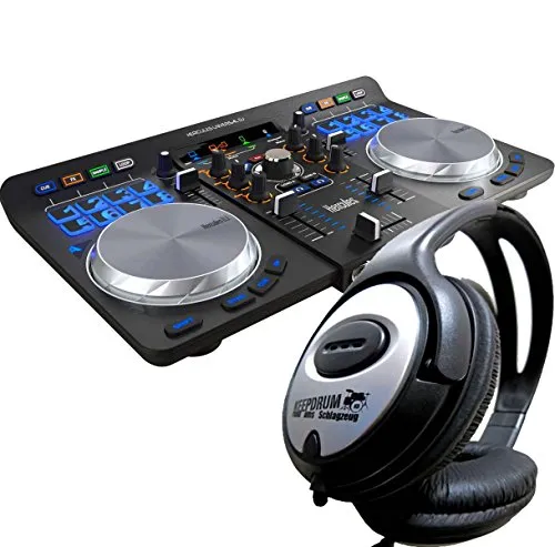 Hercules universal DJ USB Bluetooth DJ Controller + Cuffie KEEPDRUM